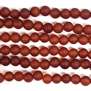 FROSTED CARNELIAN 06MM